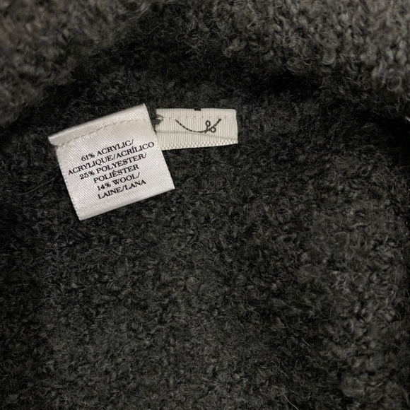 ANN TAYLOR Wool Fuzzy Sweater Jacket - Picture 8 of 10